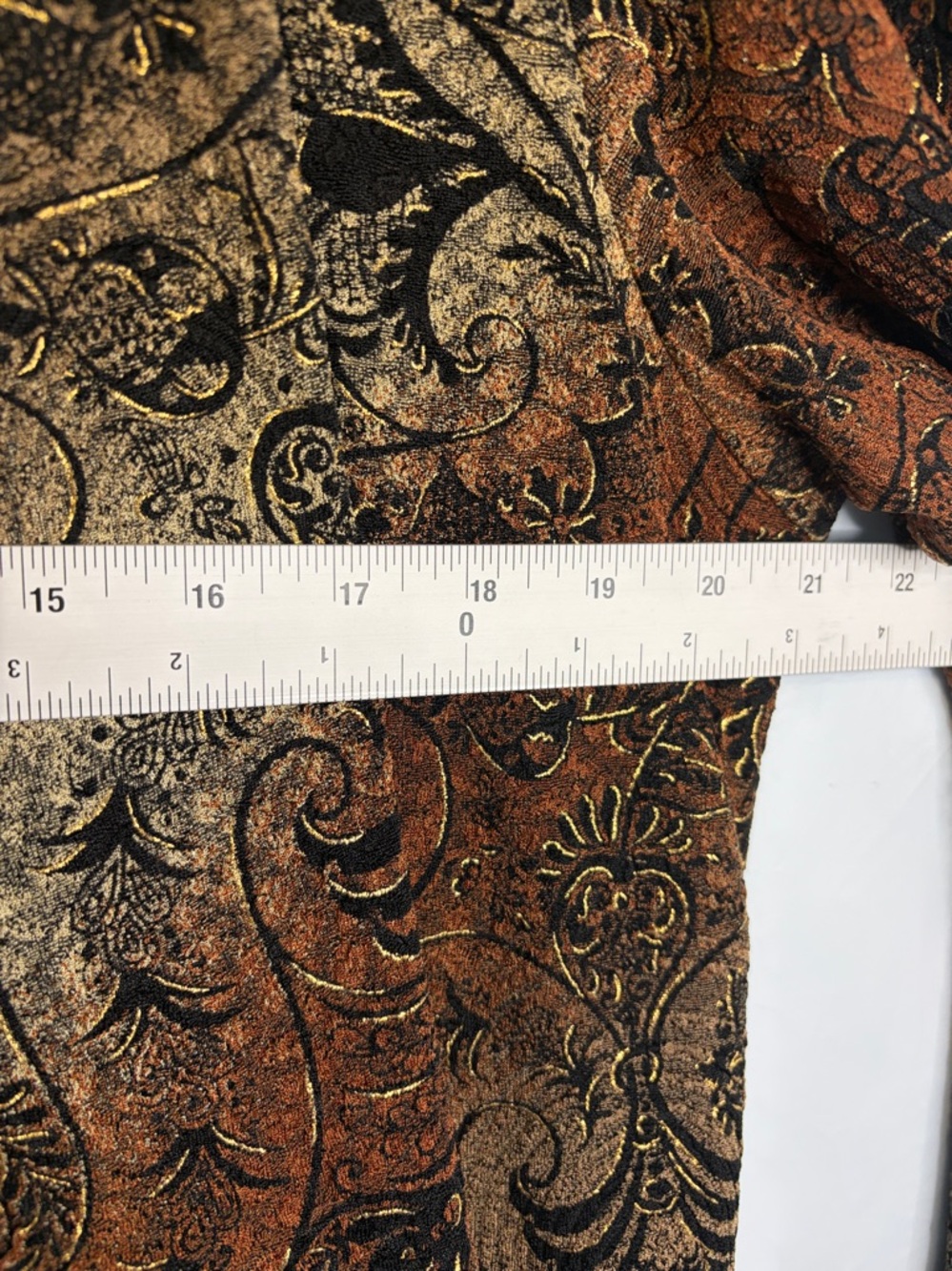 JM Collection Multicolor Paisley Jacket - Picture 11 of 11